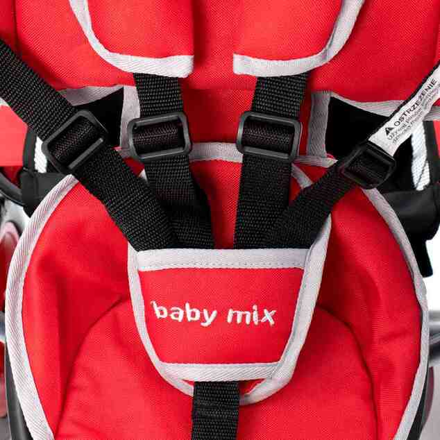 Kinder-Dreirad mit Lichtern Baby Mix Lux Trike rot