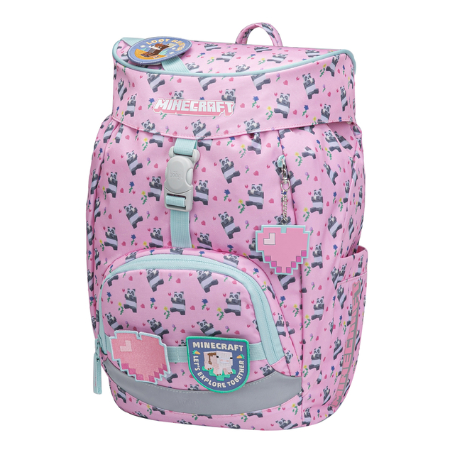 BAAGL Zaino scolastico Airy Minecraft Panda