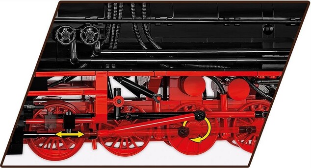 Cobi 6283 Parní lokomotiva DR BR 52/TY2, 1:35, 1723 k, 2 f