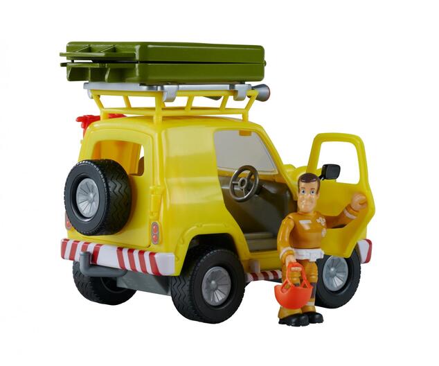 Simba Fireman Sam auto Mountain 4x4 s figúrkou 16 cm