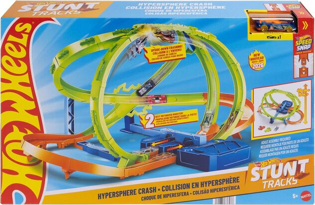 Mattel Hot Wheels Stunt-Tracks Hypersphere Crash