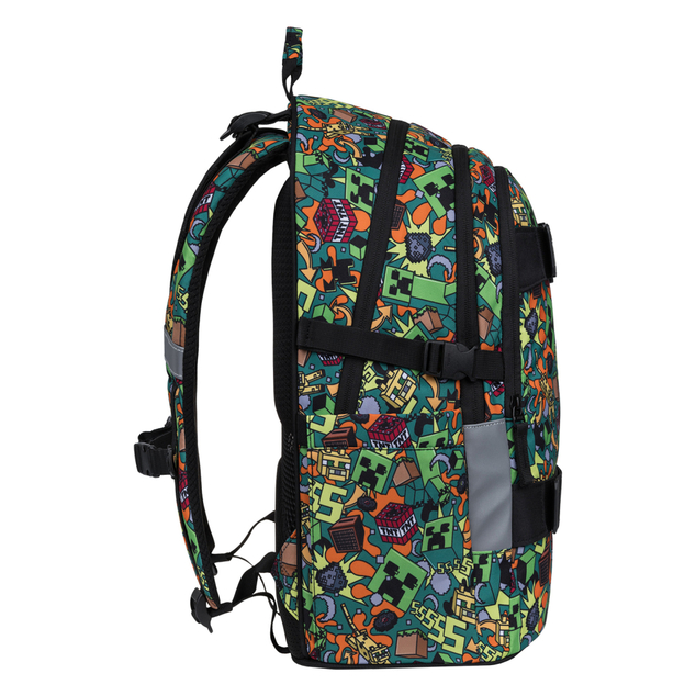 BAAGL Zaino scolastico Skate Minecraft Chaos