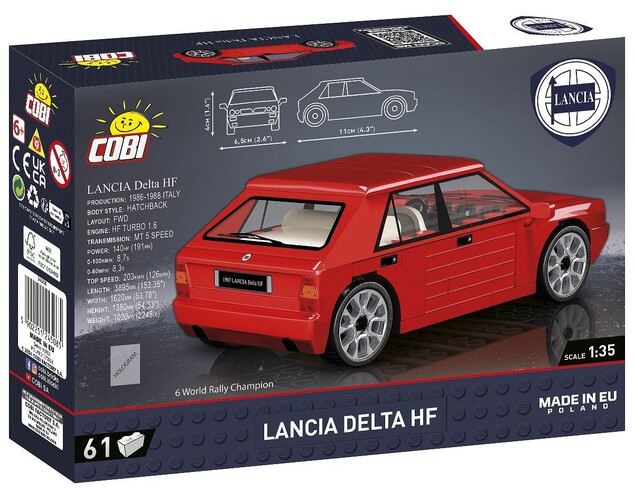 Cobi 1987 Lancia Delta HF, 1:35