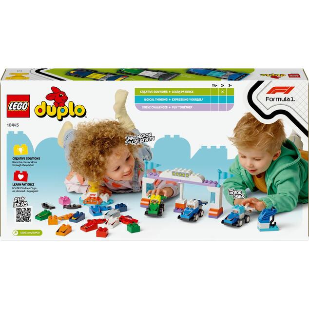 LEGO® DUPLO® 10445 Pretekárske autá a šoféri tímu F1®