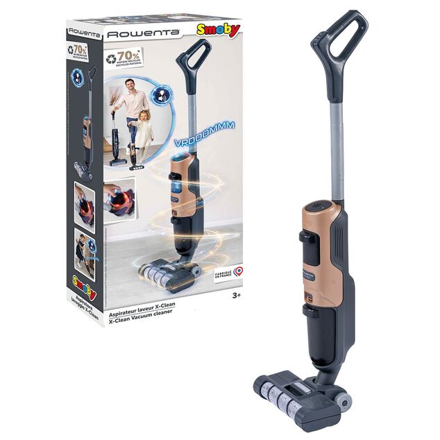 Smoby Rowenta X-Clean 4 Bodenreiniger und Staubsauger