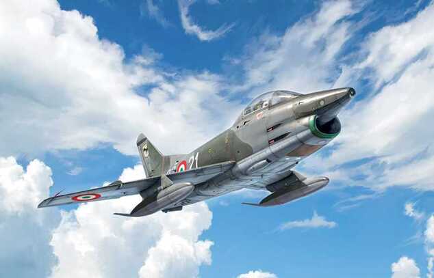 Model Kit letadlo 92645 - G.91 R1/R3 "Gina" (1:48)