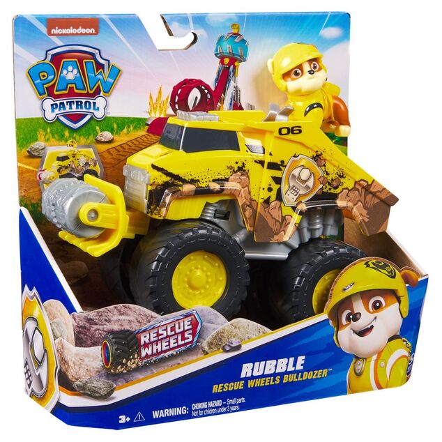 Paw Patrol tematické vozidlá rescue wheels Rubble