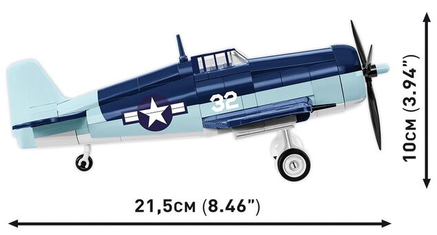 Cobi II WW Grumman F6F Hellcat, 1:48, 235 k