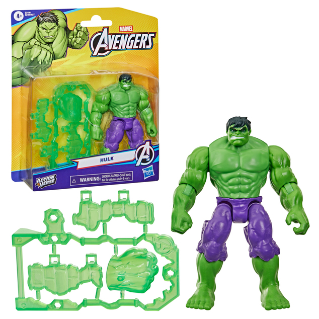 HASBRO - Avengers ActionVerse - Figura di Hulk