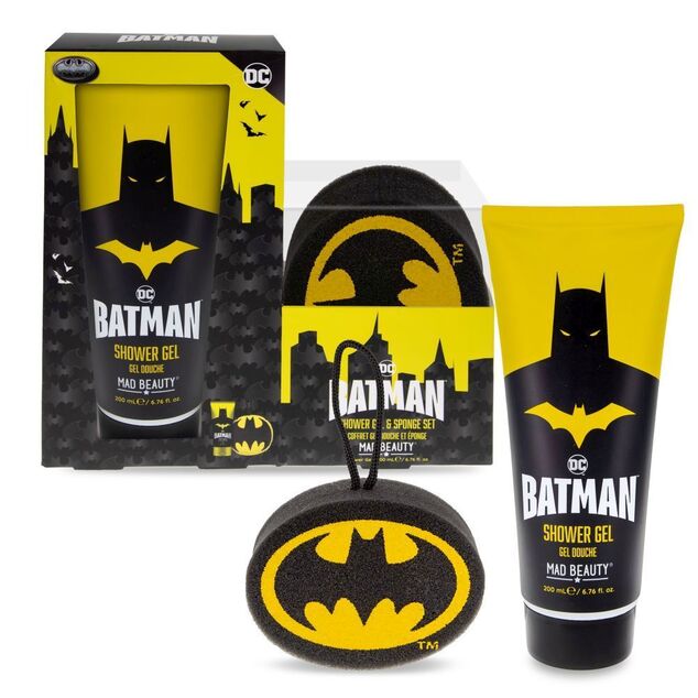 Mad Beauty Fürdőszett mosdószivaccsal Batman