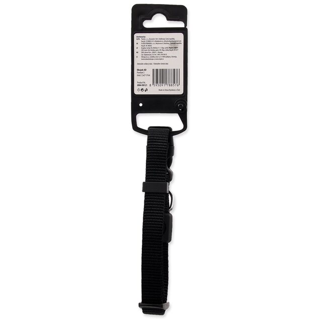 Obojok Active Dog Premium S čierny 1,5x27-37cm