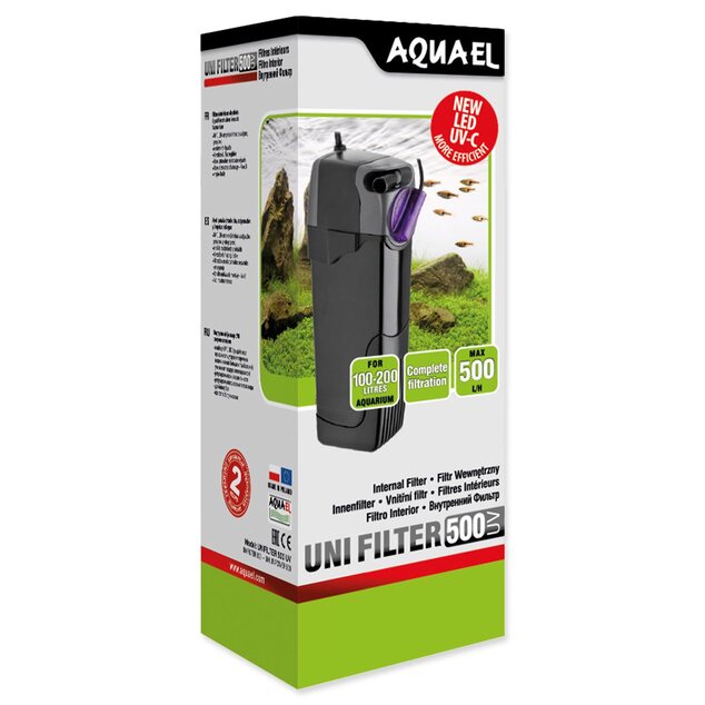 Filtr Aquael Unifilter vnitřní 500 l/h UV POWER