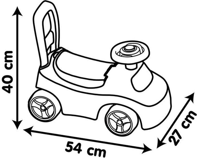 Smoby Odrážadlo Auto Ružové
