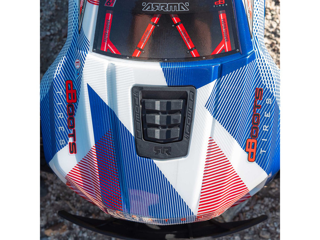 Arrma Kraton 6S V6 BLX 1:8 4WD RTR modrá/ružová