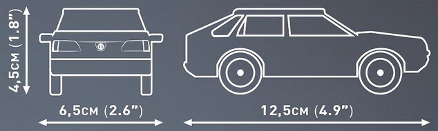 Cobi 24589 FSO Polonez 1,6 Caro, 1:35, 106 k
