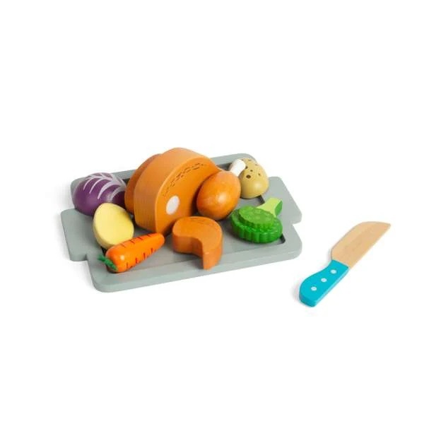 Bigjigs Toys Súprava Pečené kura so zeleninou