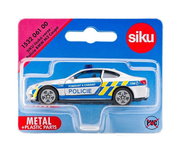 Siku česká verzia - Policie BMW M3 Coupé