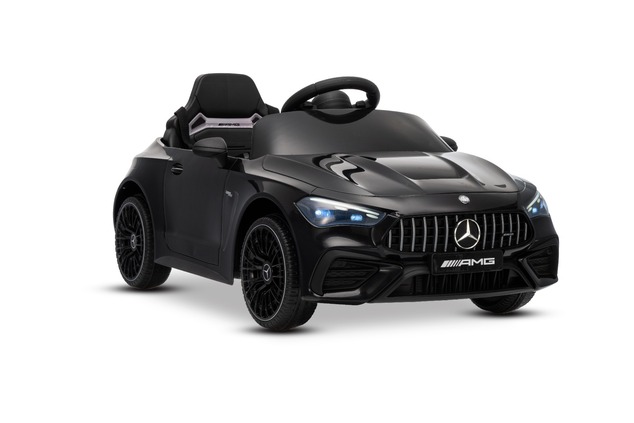 Elektrické autíčko Mercedes CLE 12V s pohonom zadných kolies, čierne, Jednomiestne, Lítiov
