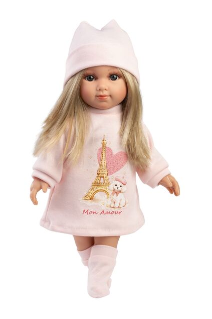 Llorens 53562 ELENA - muñeca realista con cuerpo de tela suave