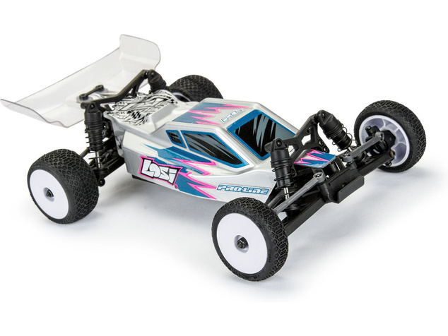 Pro-Line kolo 1:24, pneu Electron 2.0, disk biely, H7 (4): Micro-B