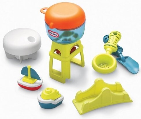 Little Tikes Detské pieskovisko Stolové so slnečníkom
