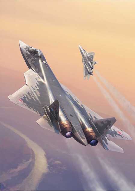 Model Kit letadlo 7319 - Sukhoi SU-57 (1:72)