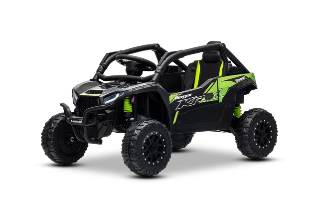 Elektrické autíčko Kawasaki TERYX KRX 1000 12V, čierne, jednomiestne, odpružená zadná nápr