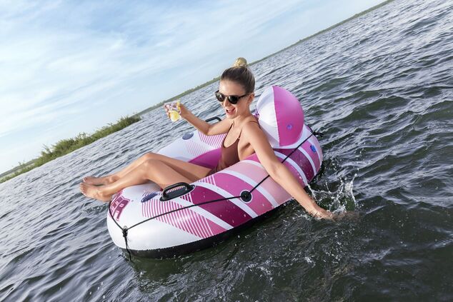 Bestway 43953 Nafukovací kruh Rapid Rider 135 cm, ružový