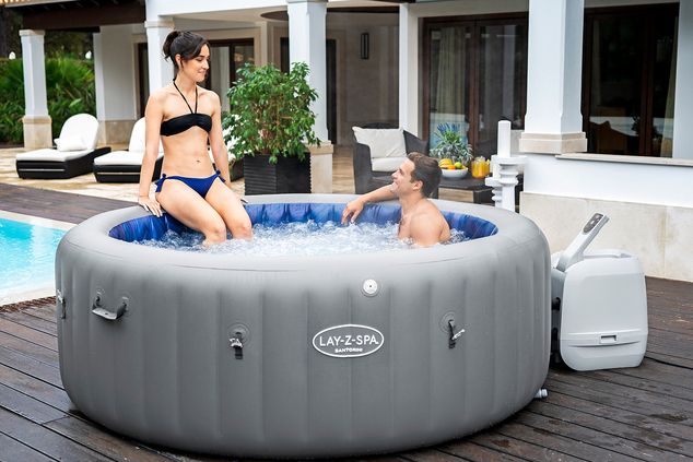 Bestway 6001T Jacuzzi LAY-Z-SPA® HydroJet Pro para 7 personas (Ahorro de energía) 216 x 80 cm