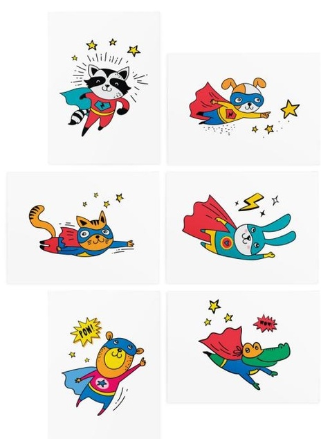 TATTonMe Tetovačky pre deti Super hrdinovia sada