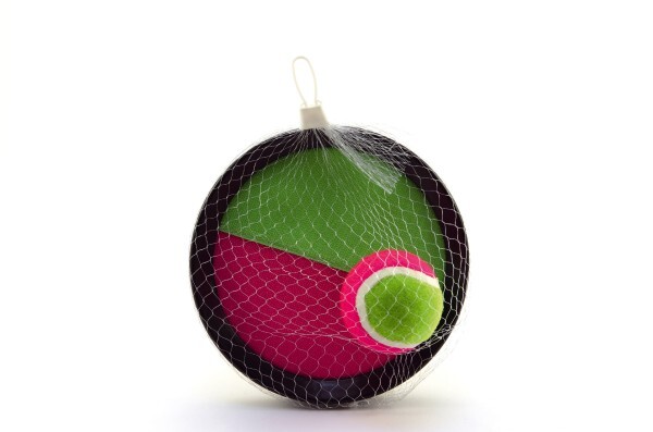 Catch ball hra s loptičkou na suchý zips