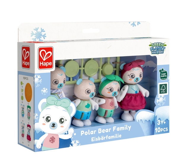 Hape Famille d'ours polaires