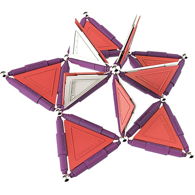 SUPERMAG magnetická stavebnica Tags trendy 116ks