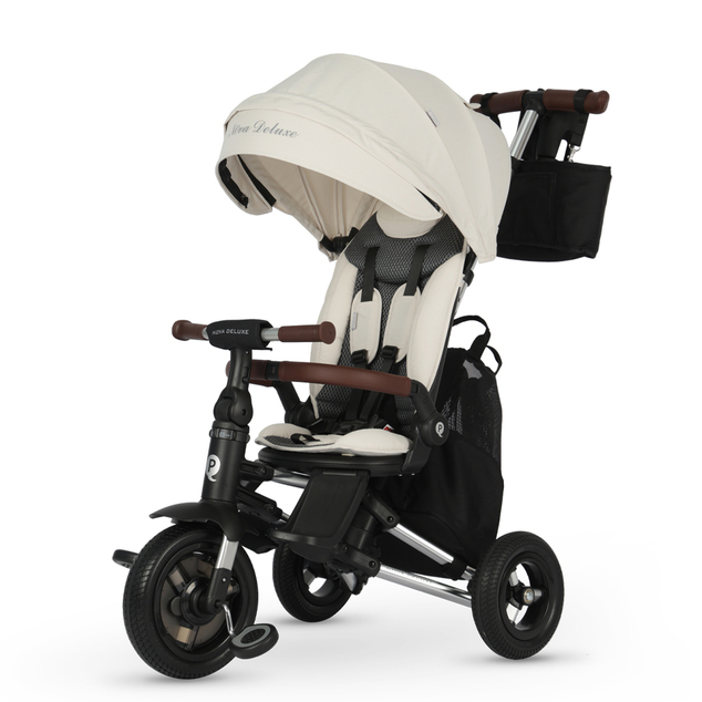 QPLAY Triciclo Nova Deluxe 5 in 1 Beige, 10-72 mesi