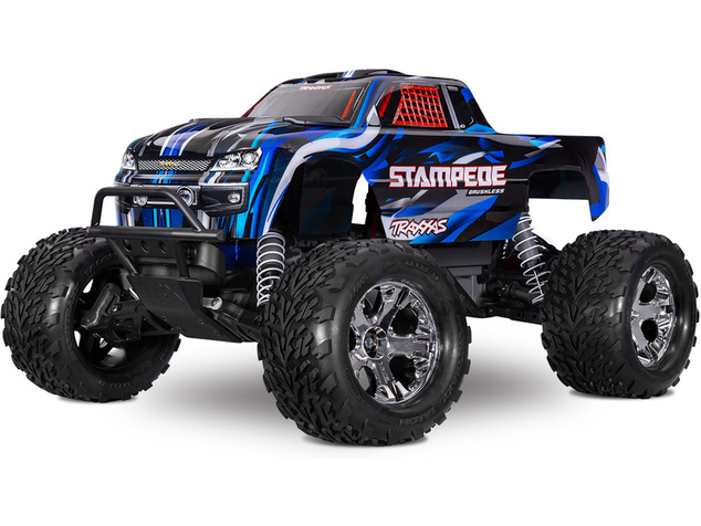 Traxxas Stampede 1:10 BL-2s RTR modrý