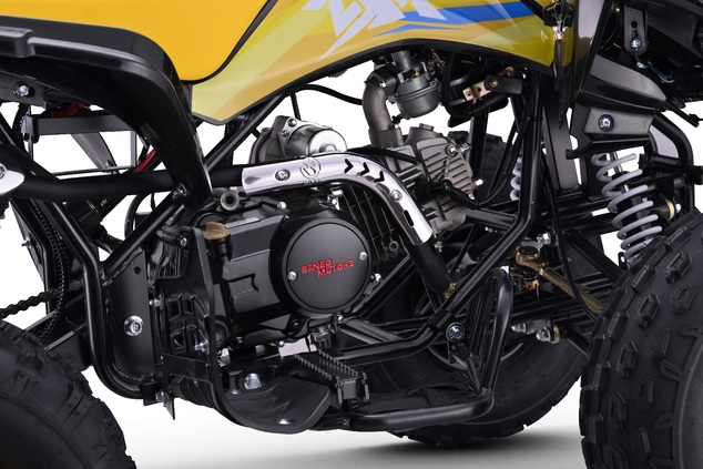 Benzínová štvorkolka pre deti Beneo Motors ZXT žltá - 125cm3