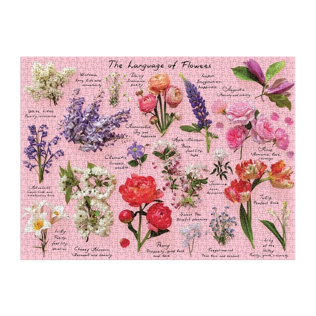 Galison Puzzle Limba florilor 1000 de piese