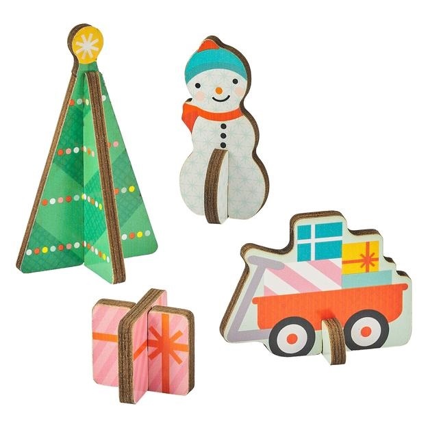 Petit Collage Calendar de Advent de Crăciun