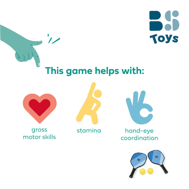 BS Toys Pickleball - hrací set