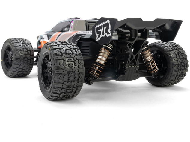 Pro-Line koleso 1:16 s pneu Jaeger, disk Split Six čierny 12mm (2): Arrma Mini Kraton