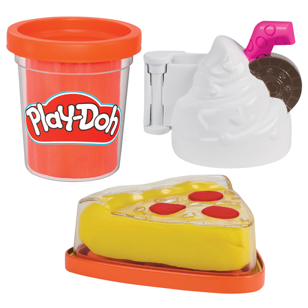 HASBRO - Play-Doh set creativo Pizza &amp; Milkshake