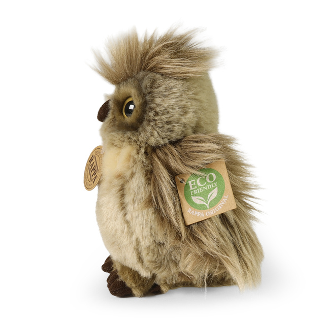 Plyšový výr virgínsky 18 cm ECO-FRIENDLY