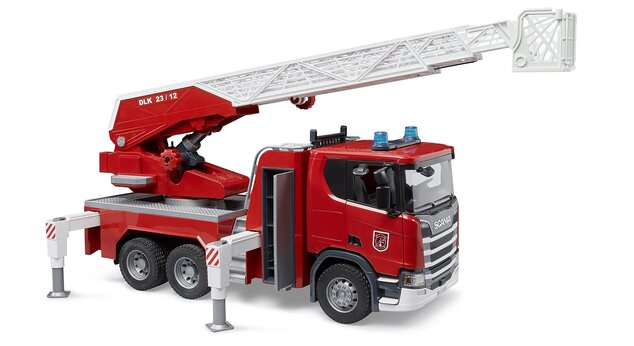 Bruder Hasičské auto Brother ScaniaSuper 560R s vodnou pumpou
