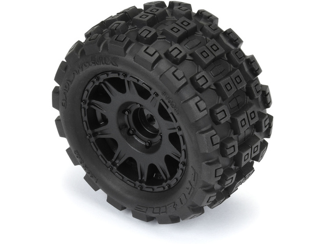 Pro-Line kota 1:18 Badlands MX 1.85" F/R MTD, disk H12 crni (4): Granite GROM