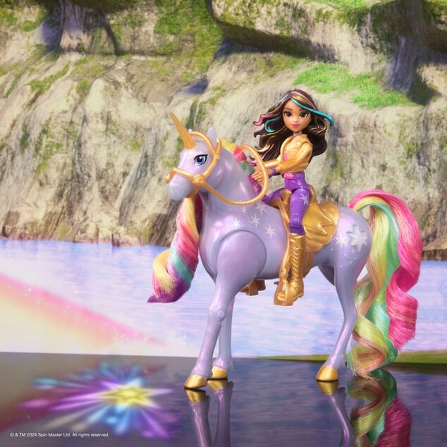 Unicorn Academy Svetelný jednorožec a figúrka 11 cm Sophia &amp; Wildstar