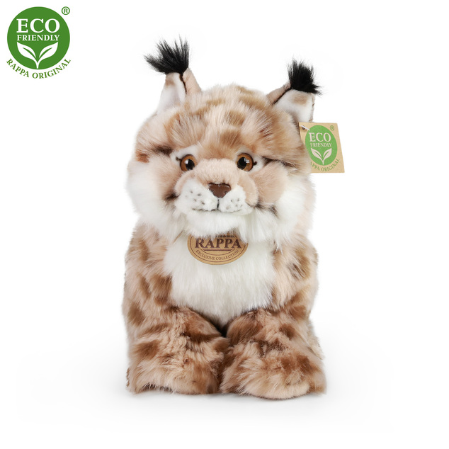 Plyšový rys sediaci 27 cm ECO-FRIENDLY