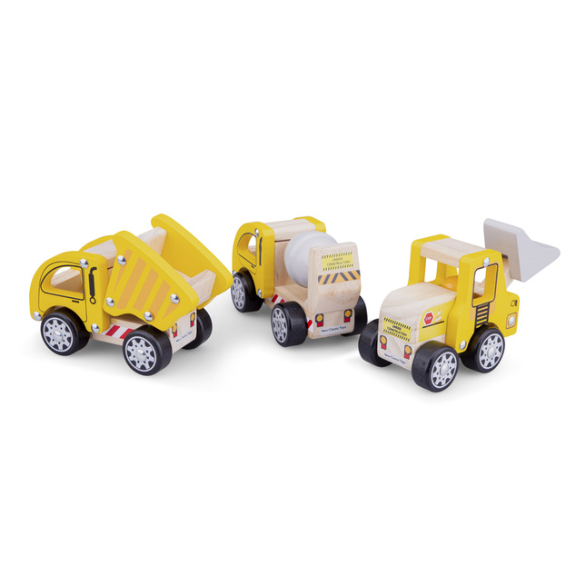 New Classic Toys Sada stavebných vozidiel - 3 ks