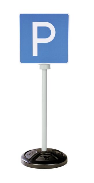 BIG Verkehrsschilder Set 5 Stück Höhe 69cm