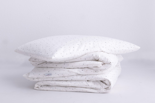 BABYMATEX Obliečky nepremokavé Jersey 100x135cm, 40x60cm Hviezdičky