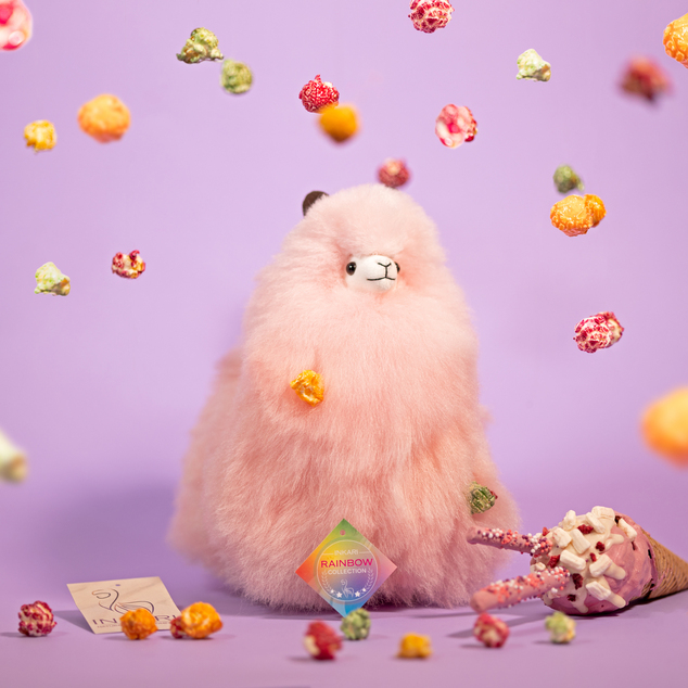 INKARI Plyšová hračka Alpaca Small Cotton Candy 23cm